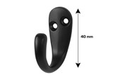 Wsporniki i zawiasy  - Home>it HOME It® knag 40 x 35 mm matsort - 5708614212554