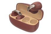 Sluchawki, zestaw sluchawkowy - JVC Open Ear Nearphone True Wireless Headphones - Maroon - HA-NP1T-T-U