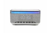 Radio DAB i budzik - DENVER CRQ-225 - FM Clock Radio - with Bluetooth function & wireless charging - Gray - FM - CRQ-225