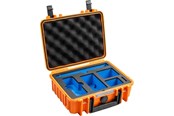 Torba na aparat - B&W International Case Type 1000 for Insta360 X4 (orange) - 1000/O/X4