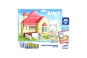 Klocki konstrukcyjne - Tile Town Bluey Heeler House Magnetic Tiles Playset - 90304