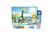 Klocki konstrukcyjne - Tile Town Pet Vet Magnetic Tiles Playset 44 pcs - 90306