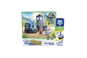 Klocki konstrukcyjne - Tile Town Jurassic World Dino Rescue Magnetic Tiles Playset 22 pcs - 90313