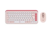 Klawiatura - Logitech POP Icon Combo - Zestaw klawiatura i mysz - Niemcy - Biały - 920-013108