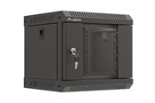 Szafa rack - Lanberg WF11-3304-10B - 4U - Wall Mount Rack Cabinet - WF11-3304-10B