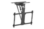 Uchwyty ścienne, uchwyty AV i meble AV - Multibrackets M mounting kit - Flip & Turn - for flat panel - motorised - black - Max 35 kg - recommended for 75" - 7350022739956