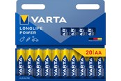 Bateria - VARTA Longlife Power AA - 20-pack - 4906121720