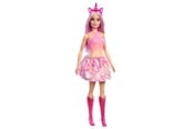 Lalki i akcesoria - Barbie A Touch of Magic Unicorn Doll with Pink Hair - HRR13