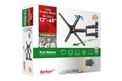 Uchwyty ścienne, uchwyty AV i meble AV - Barkan BM343LP mounting kit - full-motion - for LCD display/ curved LCD display - black - Max 36.2 kg - recommended for 65" - BM343LP