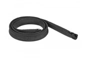Akcesoria sieciowe - DeLOCK Braided Sleeve zip fastener heat-resistant 1m x 20mm black - 19103