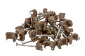 Zarzadzanie kablami - Nordic Quality Cable Clips - 25 pcs - 303786