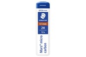 Przybory do pisania i rysowania - Staedtler Mech.pen.lead Mars micro0.5 2H 12 x 12 pcs - 250 05-2H