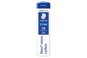 Przybory do pisania i rysowania - Staedtler Mech.pen.lead Mars micro0.7 2H 12 x 12 pcs - 250 07-2H