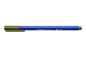 Przybory do pisania i rysowania - Staedtler Fibre-tip tripl.col rPP.10 pcs olive green - 323-57