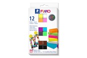 Materialy hobbystyczne - Staedtler Set Mod. clay FIMO effect neon MP - 8013 C12-3