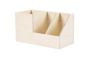 Pokój dziecięcy - Creativ Company - Wooden Pencil Box 3 Compartments - 54472