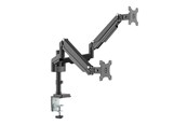 Uchwyt na monitor - InLine mounting kit - for 2 LCD displays - black - 23160B