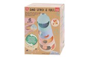 Zabawki dla niemowląt - PLAY - Dino Stacking Tower with Balls 6 pcs. - 4804