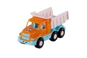 Samochody i pojazdy - Cavallino Toys - Cavallino Safari Torpedo Tipper Truck Orange 26.5cm - 1831SF01
