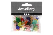 Kreatywne gry - Creativ Company Glass Beads Various Leaves and Flowers 60 grams - 684260