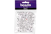 Kreatywne gry - Creativ Company Letter beads White 7mm 200pcs. - 699050