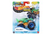 Samochody i pojazdy - Hot Wheels Monster Trucks Colour Shifters Mega-Wrex Vehicle - JDV85