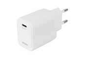 Telefon - Adapter i Ładowarka - Deltaco USB-C Wall Charger - USBC-AC152