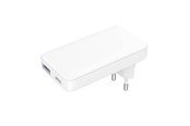 Telefon - Adapter i Ladowarka - GEAR Charger 220V 1xUSB-C + 1xUSB-A PD/PPS 36W + QC 18W GaN - White - 665137