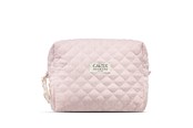Inne srodki higieny osobistej - Karen Large toiletry bag in pink checkered quilt - 10073-35