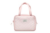 Inne srodki higieny osobistej - Karen Large toiletry bag with handle in pink checkered quilt - 10075-35