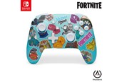 Akcesoria dla graczy - PowerA Enhanced Wireless Controller for Nintendo Switch - Fortnite Sticker Mania - Controller - NSGP0290-01