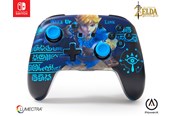 Akcesoria dla graczy - PowerA Ulepszony kontroler bezprzewodowy do Nintendo Switch z Lumectra - Pobudka Link - Wireless Controller - Nintendo Switch - NSGP0363-01