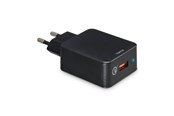 Telefon - Adapter i Ladowarka - Hama Fast Charger 1x USB-A Qualcomm 19.5W Black - 00201641