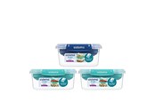 Akcesoria kuchenne - Sistema 3 Pack Stax To Go 3 x 1L Rectangles - 82025