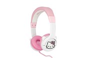 Sluchawki, zestaw sluchawkowy - Hello Kitty On-Ear Headphones with Ears 85dB Wired - HK1374