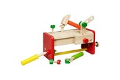 Kreatywne gry - Goki Wooden Workbench and Toolbox 2in1 - 58871