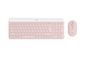 Klawiatura - Logitech Slim Wireless Combo MK470 - Zestaw klawiatura i mysz - Niemcy - Różowy - 920-011314