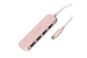 USB hub - j5create JCH341ER - USB-C to 4-Port Type-A Hub USB hub - 4 - USB 3.2 - Różowy - JCH341ER-N