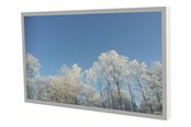 Uchwyty scienne, uchwyty AV i meble AV - HI-ND EASY mounting kit - landscape - for LCD display - white RAL 9003 - Max - recommended for 43" - WC4300-0201-01