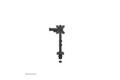 Uchwyt na monitor - Neomounts DS60-600BL1 mounting kit - full-motion - for Monitor - black - DS60-600BL1