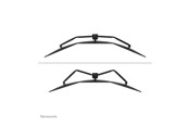 Uchwyt na monitor - Neomounts DS60-600BL3 mounting kit - full-motion - for 3 monitors - black - DS60-600BL3