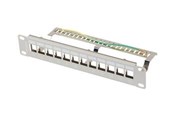 Szafa rack - Lanberg PPKS-9212-S - 1U - 12-Port Patch Panel - PPKS-9212-S