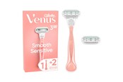 Sprzet do golenia - Gillette-Venus Smooth Sensitive Pink Handle + 2 refills - 7702018575350