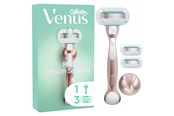 Sprzet do golenia - Gillette-Venus Pro Smooth Sensitive Handle + 3 refills + hook - 7702018609994