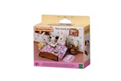 Lalka, miś i akcesoria - Sylvanian Families Semi-Double Bed - 5019