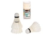 Pilka nozna i gry z pilka - SportX Shuttle Feathers White in Case 3 pcs. - 2004249
