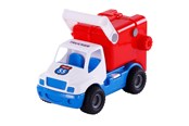 Samochody i pojazdy - Cavallino Toys Cavallino Grip Garbage Truck with Rubber Tires 29cm - 2706TY01