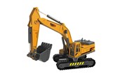 Samochody i pojazdy - Johntoy - Excavator Yellow 1:55 - 26105