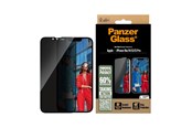 Telefon - szklo ochronne - PanzerGlass Privacy Screen Protector iPhone 17e | 16e | 14 | 13 | 13 Pro | Ultra-Wide Fit w. EasyAligner - PGRPUWFG29845