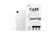 Telefon - Pokrowiec i etui - CARE by PanzerGlass Samba Case Transparent w. White Qi Compatible iPhone 17e | 16e - CRRFLCMG29845